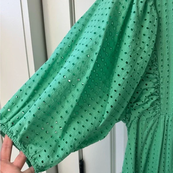 a new day Green Eyelet Dress - Picture 4 of 7